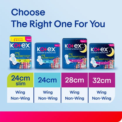 KOTEX SOFT & SMOOTH MAXI 24CM 20SX3