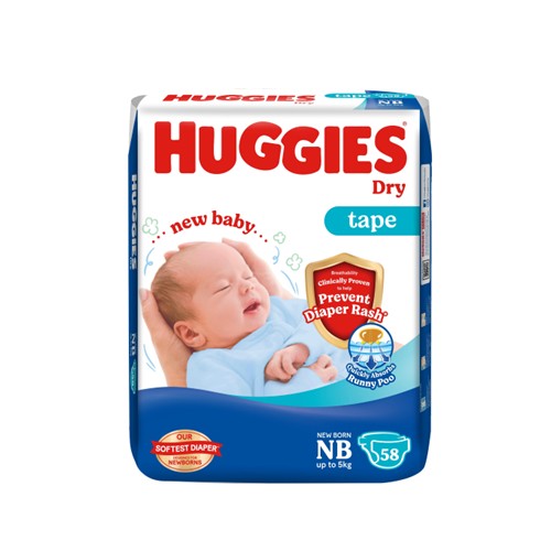 HUGGIES DRY JP NEW BORN 58S