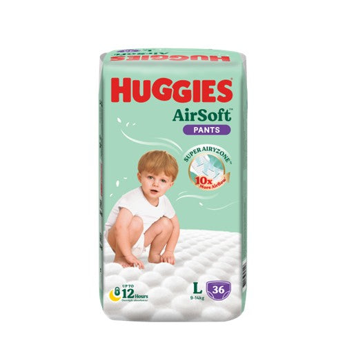 HUGGIES AIR SOFT PANTS L 36S