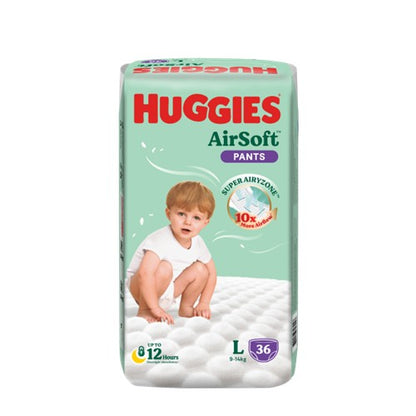 HUGGIES AIR SOFT PANTS L 36S