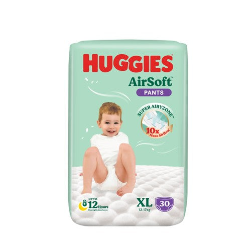 HUGGIES AIR SOFT PANTS XL 30S