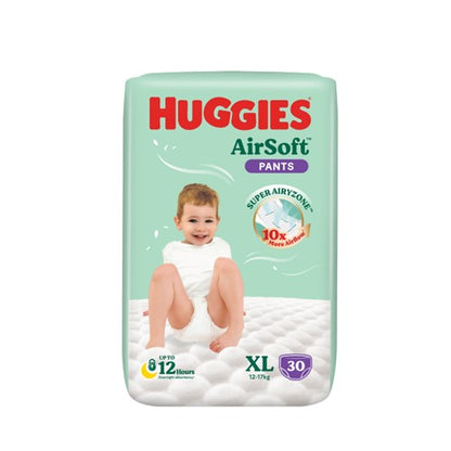 HUGGIES AIR SOFT PANTS XL 30S