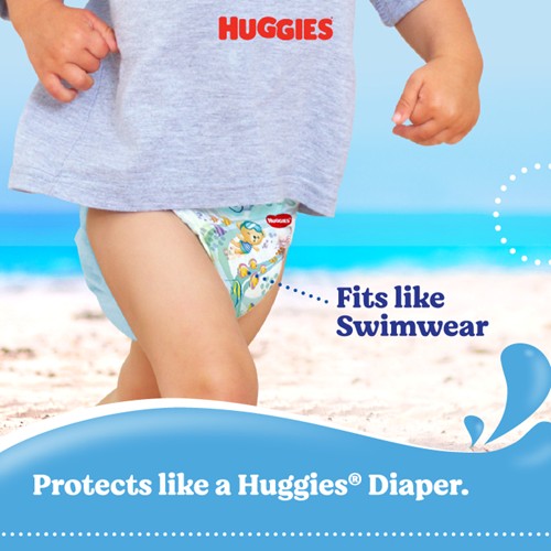 HUGGIES LITTLE SWIMMERS REGULAR 14+KG DISPOSABLE SWIMPANTS L 10S