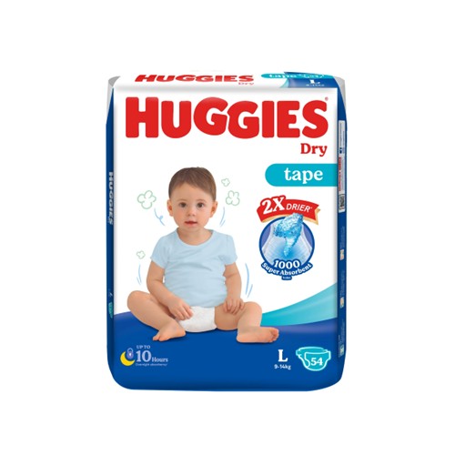 HUGGIES DRY SJP L 54S