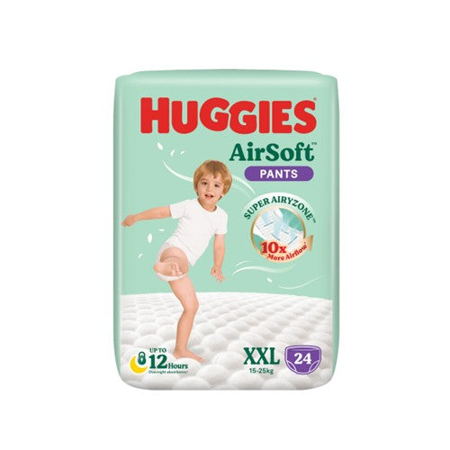 HUGGIES AIR SOFT PANTS XXL 24S