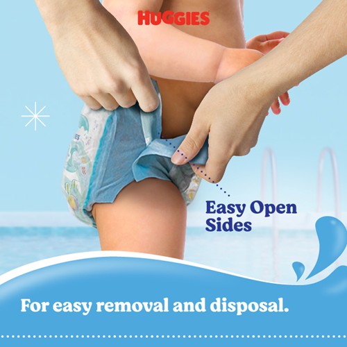 HUGGIES LITTLE SWIMMERS REGULAR 14+KG DISPOSABLE SWIMPANTS L 10S