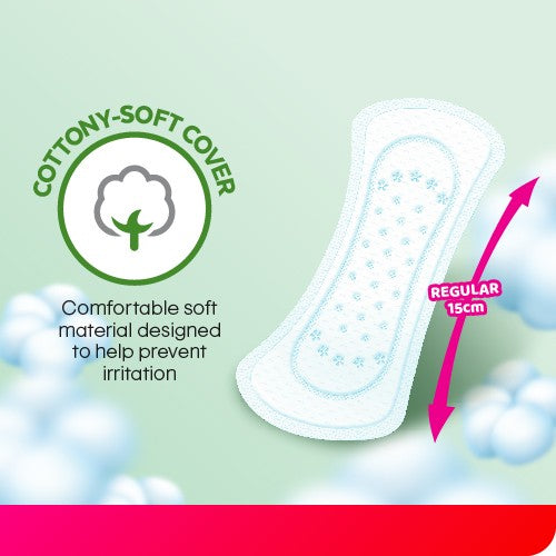 KOTEX PANTYLINER DAILY ODOR CARE LONGER & WIDER SCENTED DAUN SIRIH 17.5CM 30SX3