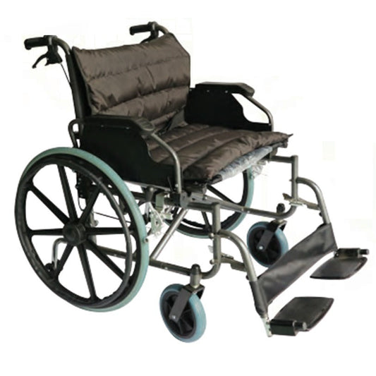 FELCO CHROMED EXTRA BARIATRIC WHEELCHAIR 22INCH (FMW021)