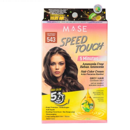 SPEED TOUCH 5MIN HAIR COLOR LIGHT MAH COPPER BROWN 543 SACHET 15G