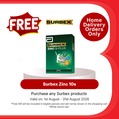 SURBEX CALCIUM-D3 350MG 60SX2+30S