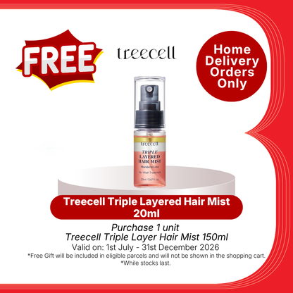 TREECELL TRIPLE LAYERED HAIR MIST 150ML
