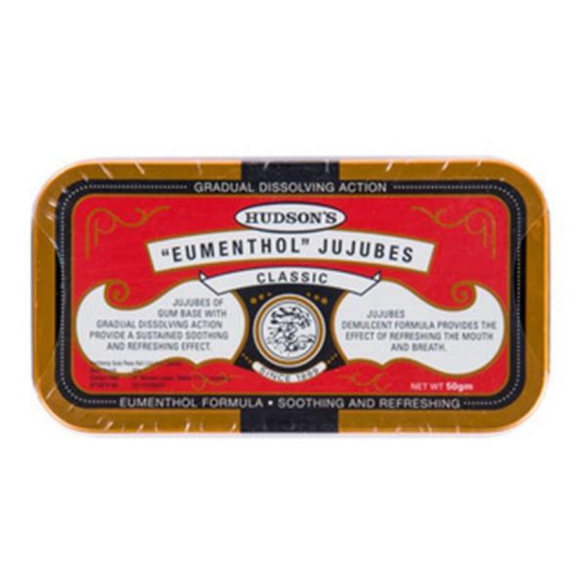 HUDSONS JUJUBES CLASSIC TIN 50G