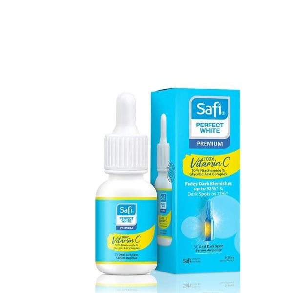 SAFI PERFECT WHITE 3X ANTI DARK SPOT SERUM AMPOULE 15ML