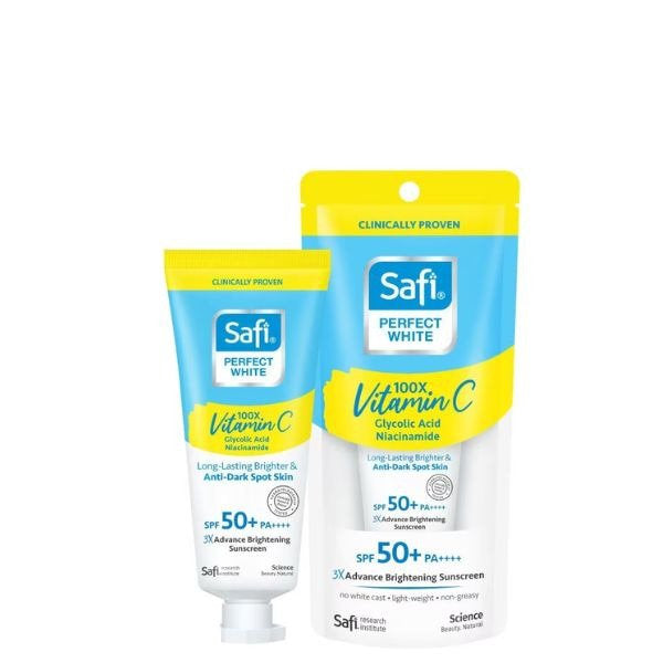 SAFI PERFECT WHITE 3XADVANCE BRIGHTENING SUNSCREEN SPF50+ PA++++ 25G