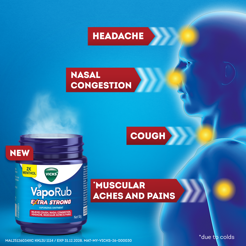 VICKS VAPORUB EXTRA STRONG 50G