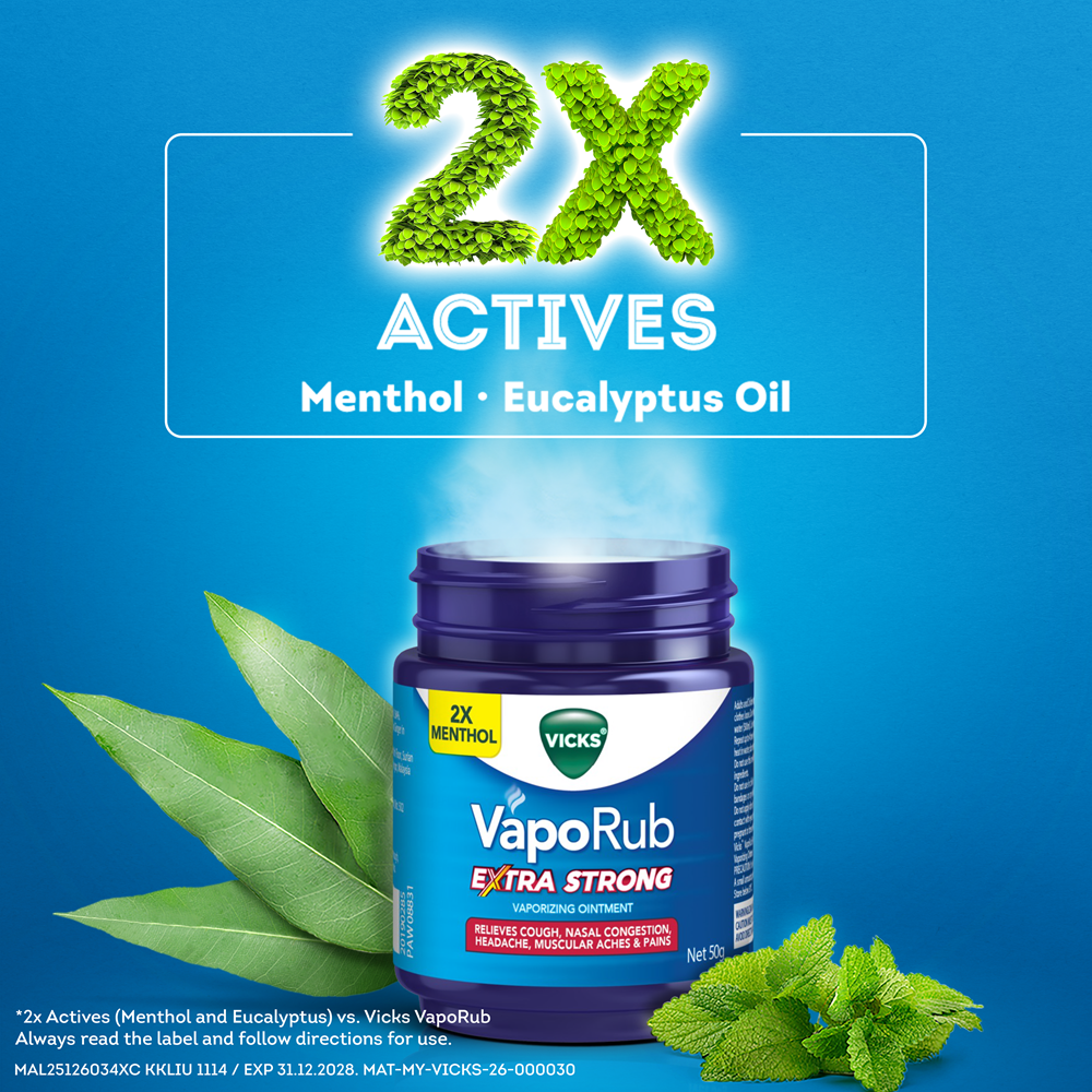 VICKS VAPORUB EXTRA STRONG 50G