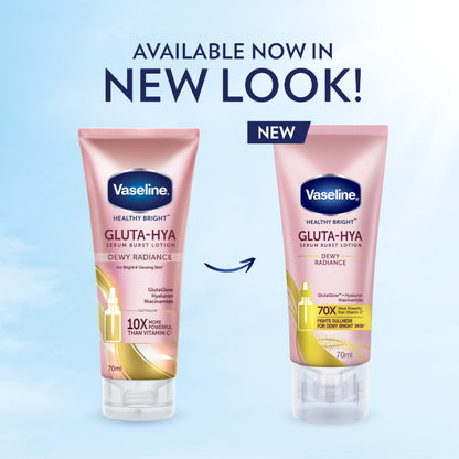 VASELINE HEALTHY BRIGHT GLUTA-HYA DEWY RADIANCE SERUM B/LOTION 70ML