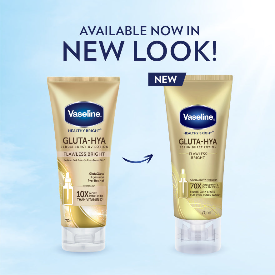 VASELINE HEALTHY BRIGHT GLUTA-HYA FLAWLESS BRIGHT SERUM B/LOTION 70ML