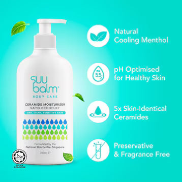 SUU BALM RAPID ITCH RELIEF MOISTURISER 350ML