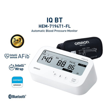 OMRON UPPER ARM BLOOD PRESSURE MONITOR HEM-7194T1-FLAP (IQ IBT)