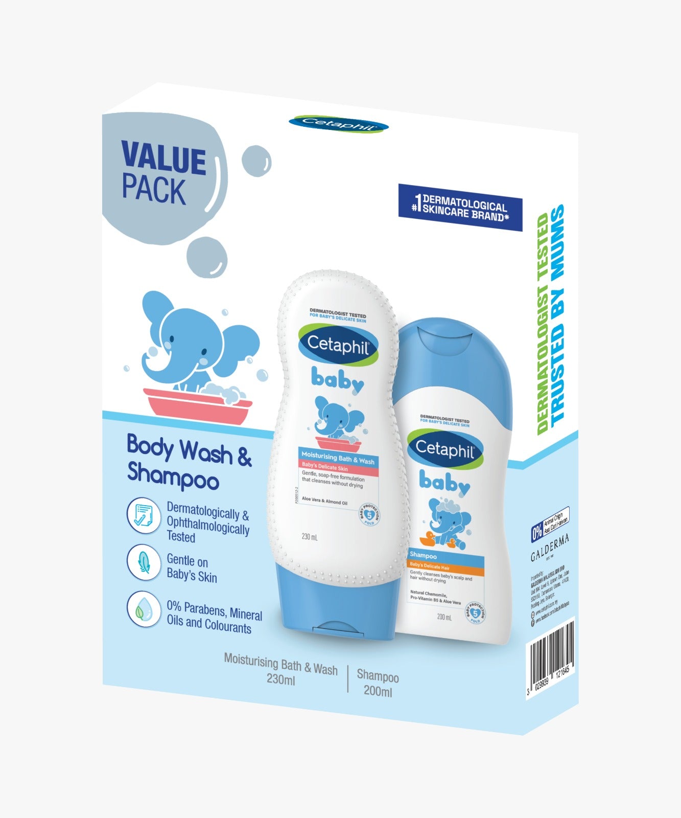 CETAPHIL BABY REG(MST BTH WSH SHMP)-CGWP