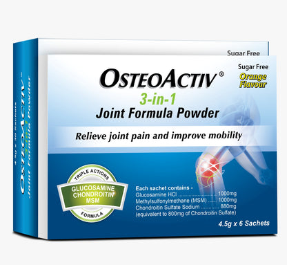 OSTEOACTIV 3IN1 JOINT FORMULA POWDER 4.5G 30S+6S