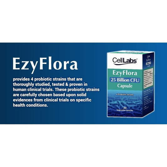 CELLLABS EZY FLORA 25 BILLION CFU 30S