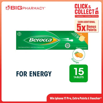 BEROCCA EFFERVESCENT 15S