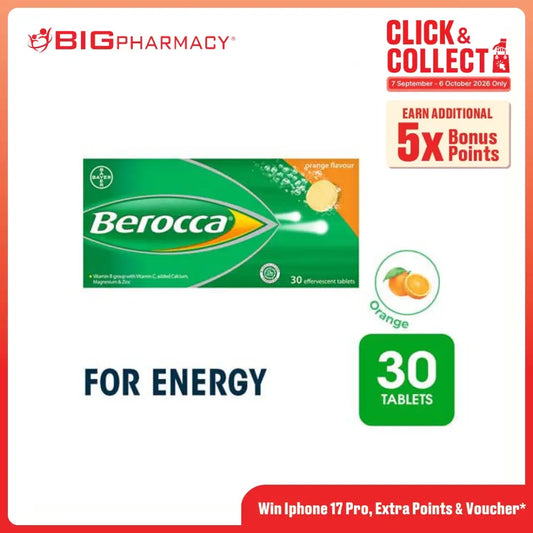 BEROCCA EFFERVESCENT 30S