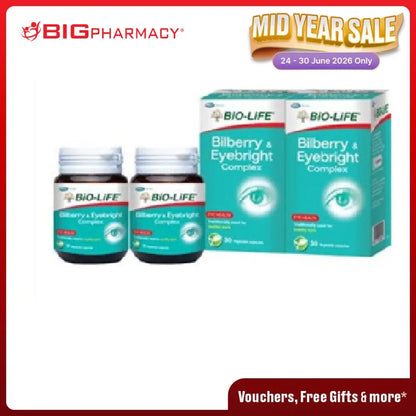 BIO-LIFE BILBERRY & EYEBRIGHT COMPLEX 30SX2