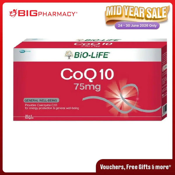 BIO-LIFE CO-Q10 75MG 30SX4