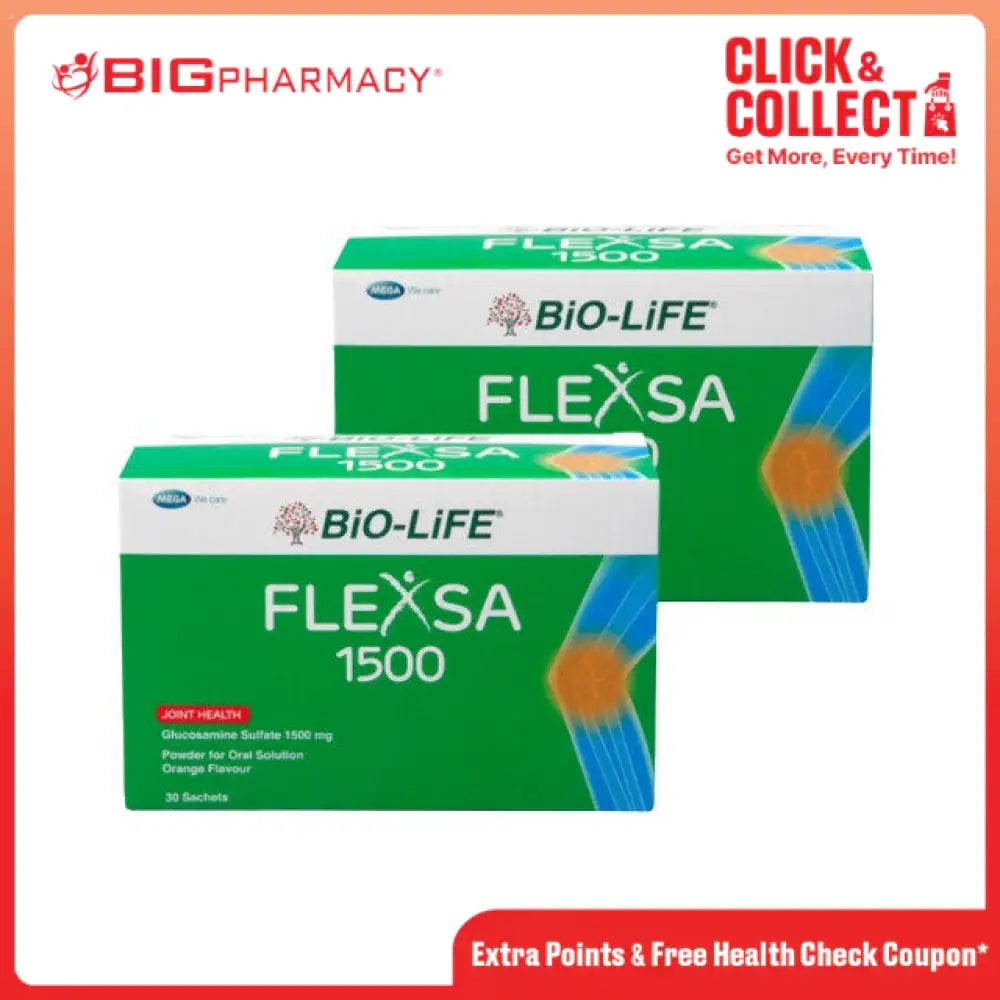 BIO-LIFE FLEXSA GLUCOSAMINE 1500MG 2X30S