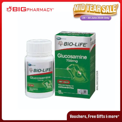 BIO-LIFE GLUCOSAMINE 750MG 30S