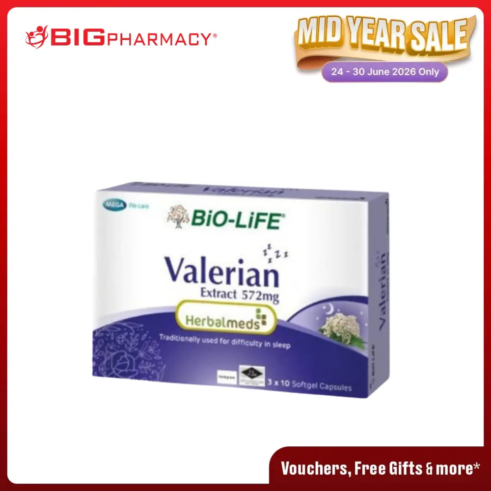 BIO-LIFE HERBALMEDS VALERIAN 30S