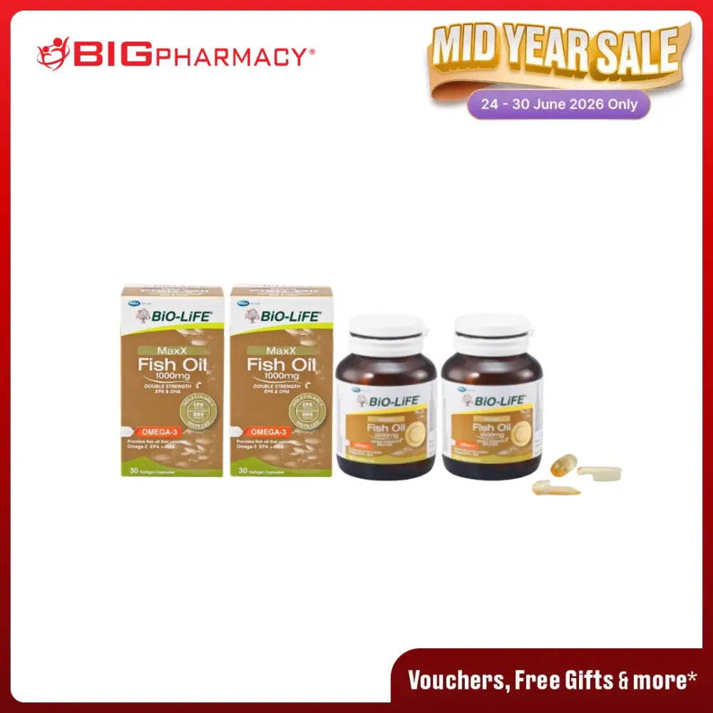 BIO-LIFE MAXX FISH OIL 1000MG30SX2