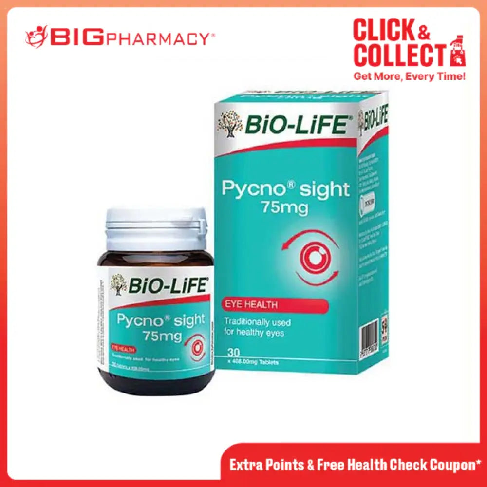 BIO-LIFE PYCNOSIGHT 75MG TAB 30S