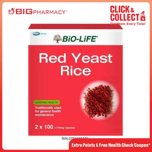 BIO-LIFE RED YEAST RICE CAP 100SX2