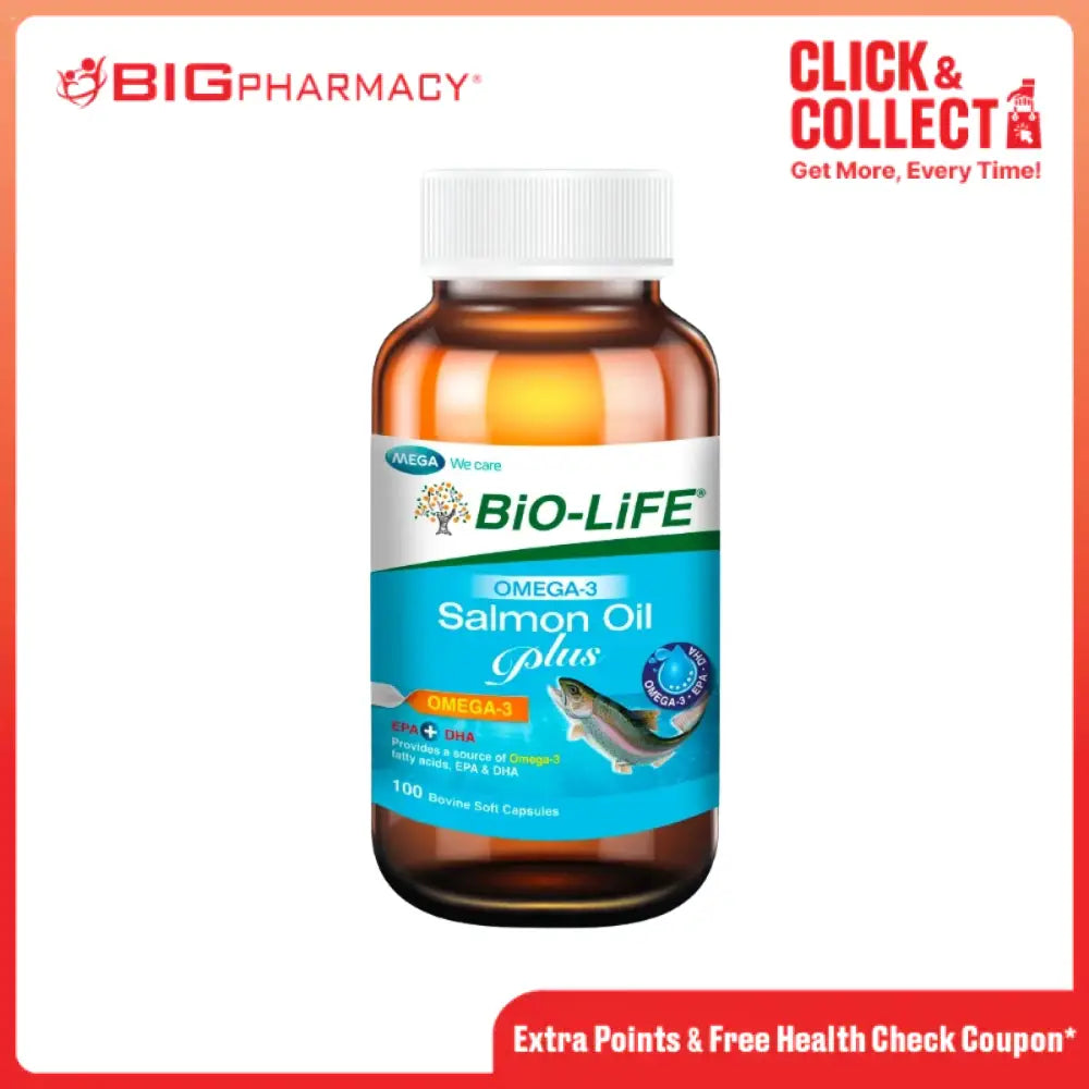 BIO-LIFE SALMON OIL PLUS 100S