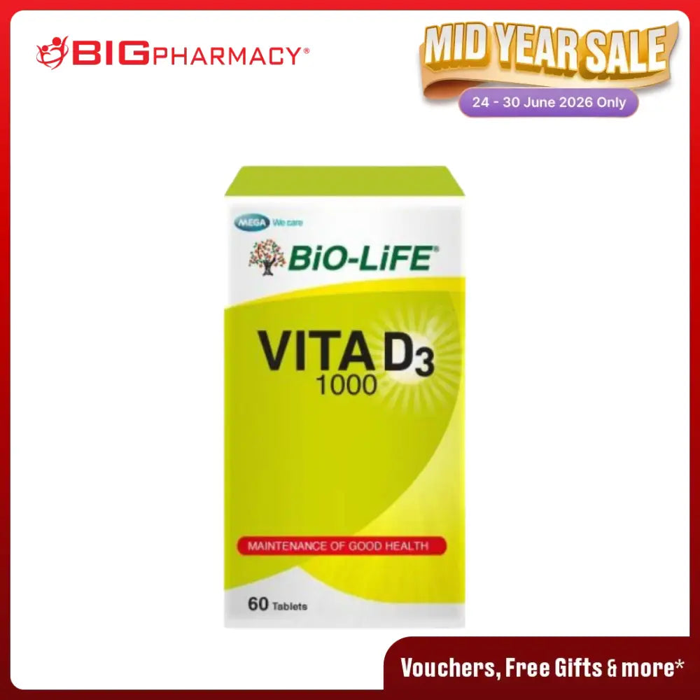 BIO-LIFE VITA D3 1000 60S
