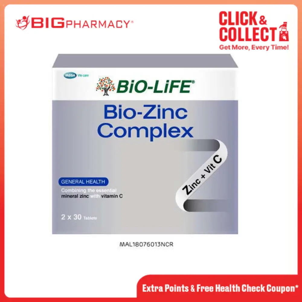 BIO-LIFE BIO-ZINC COMPLEX TAB 30SX2