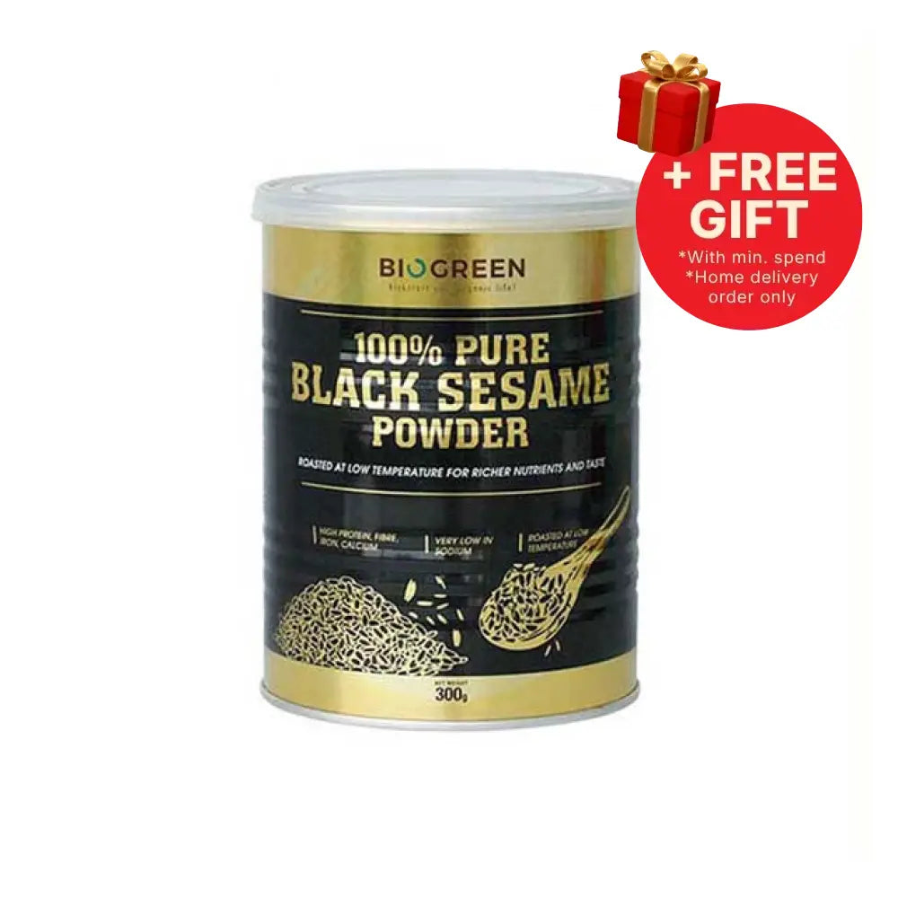 BIOGREEN 100% PURE BLACK SESAME PWD 300G