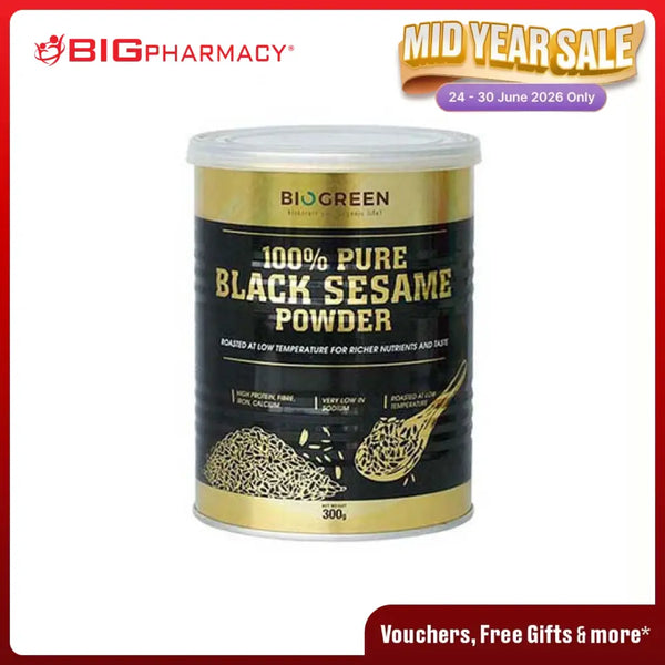 BIOGREEN 100% PURE BLACK SESAME PWD 300G