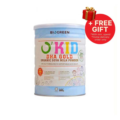 BIOGREEN DHA GOLD ORGANIC SOYA MILK 800G