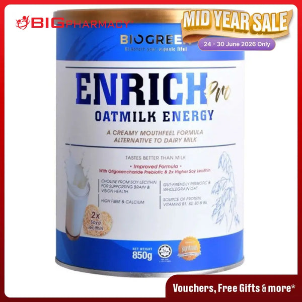 BIOGREEN ENRICH PRO OATMILK ENERGY 850G