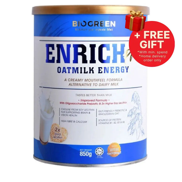 BIOGREEN ENRICH PRO OATMILK ENERGY 850G