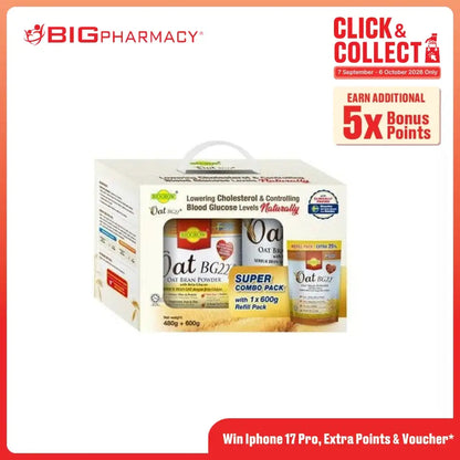 BIOGROW OAT BG22 BRAN POWDER 480G + 600G