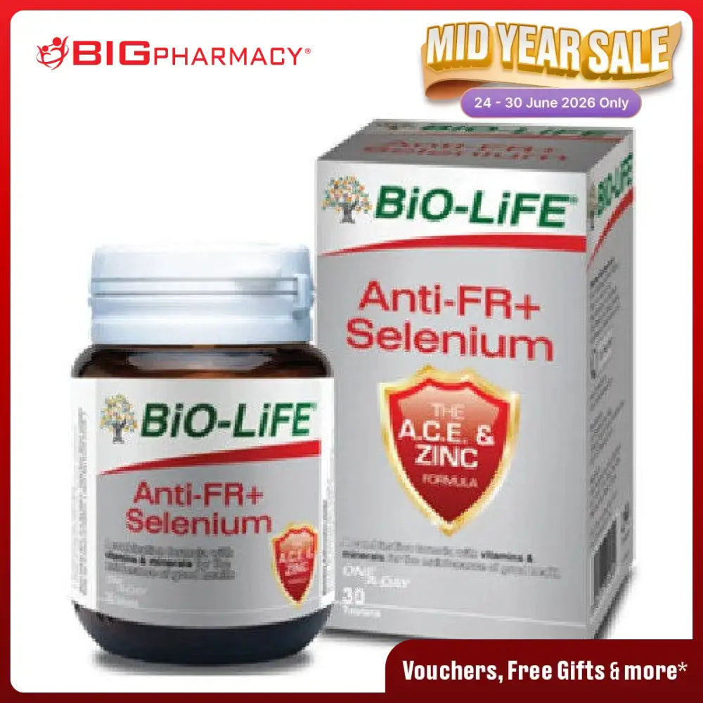BIOLIFE ANTI-FR SELENIUM 30S