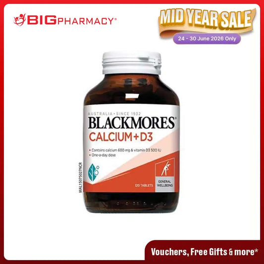 BLACKMORES CALCIUM + D3 120S