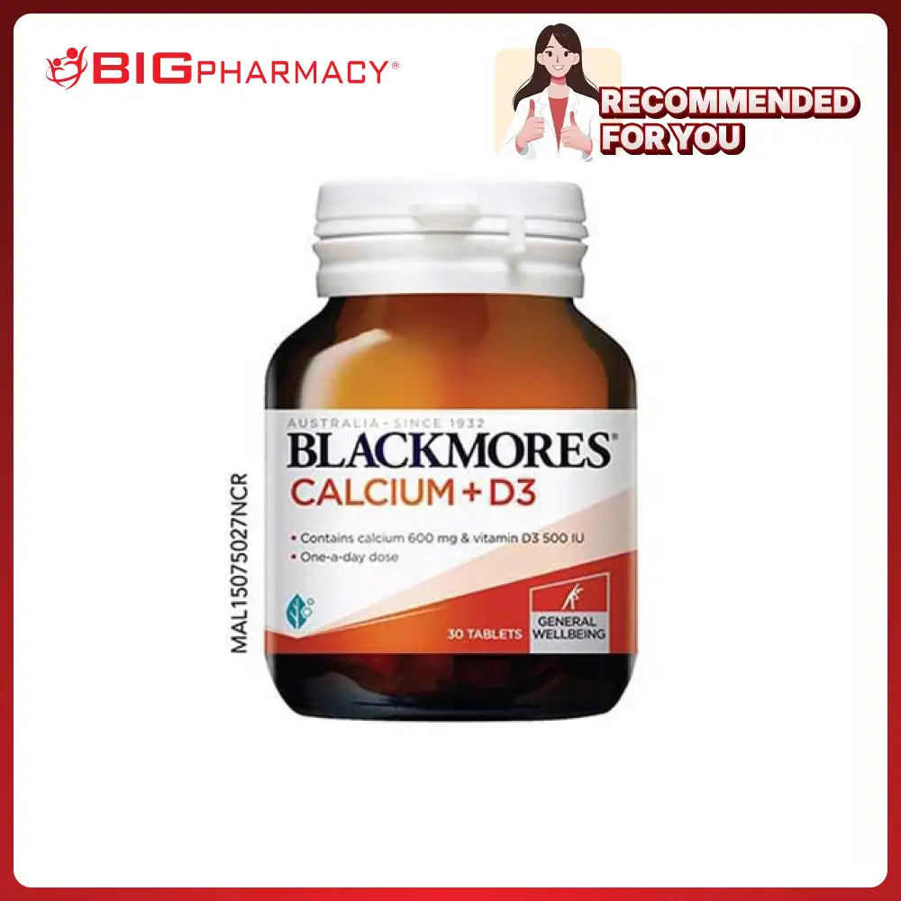 BLACKMORES CALCIUM + D3 30S