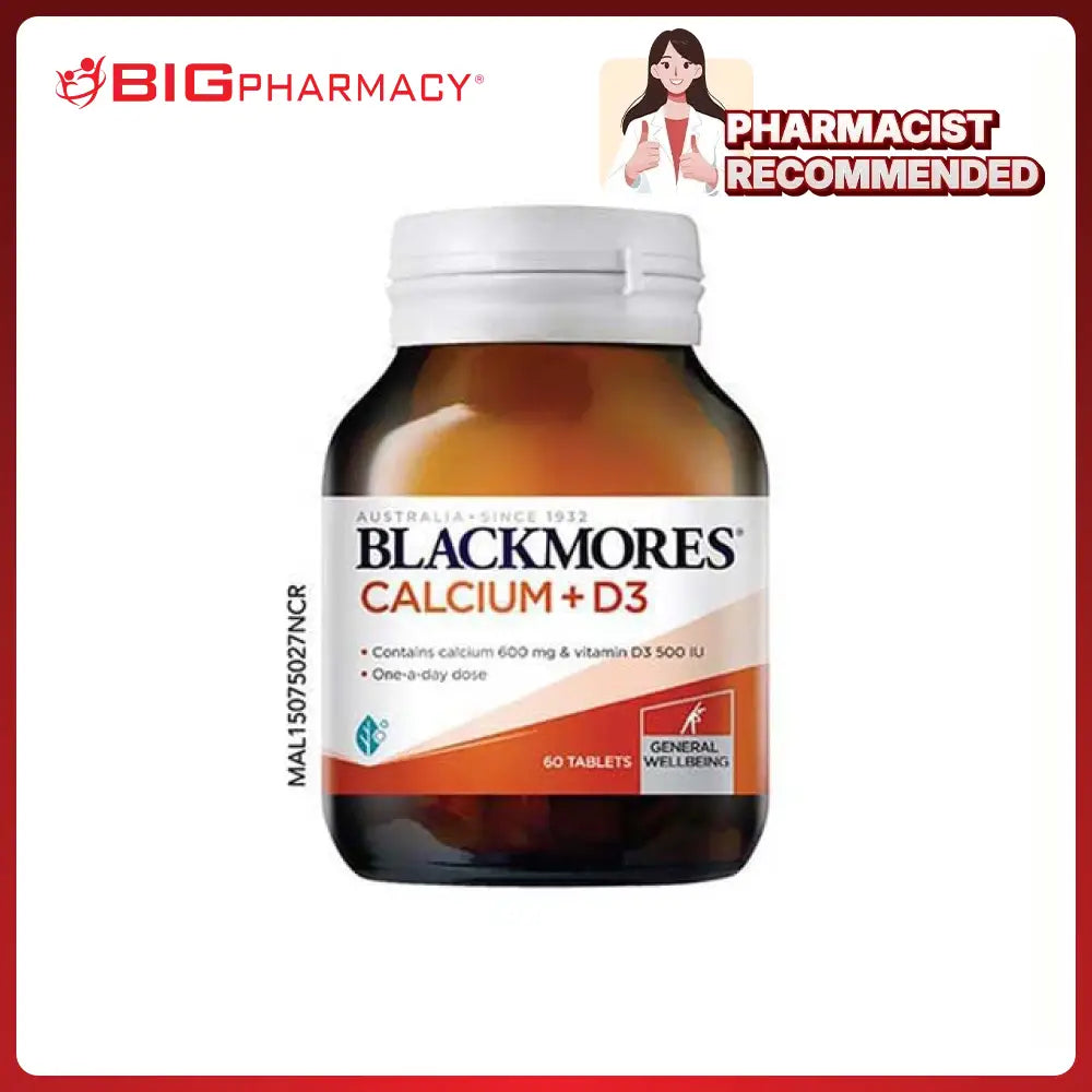 BLACKMORES CALCIUM + D3 60S